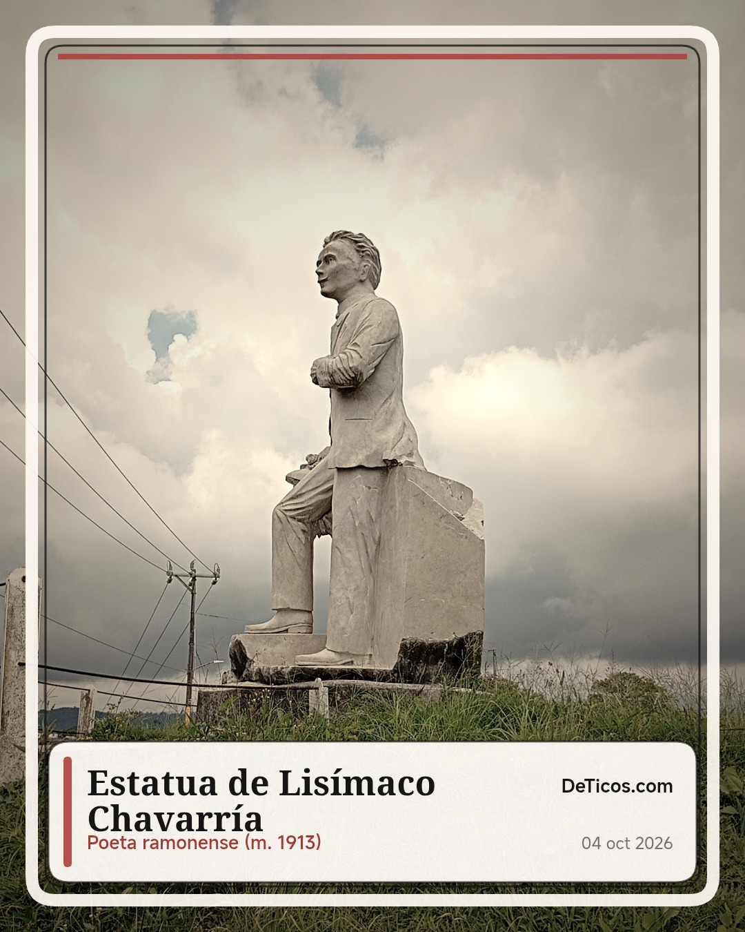 Estatua de Lisímaco Chavarría